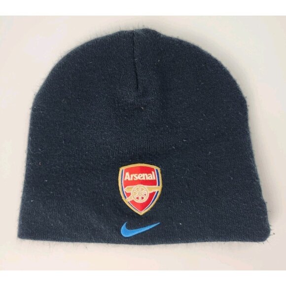 Nike Arsenal Football Club Beanie Hat Men Black - Picture 1 of 7